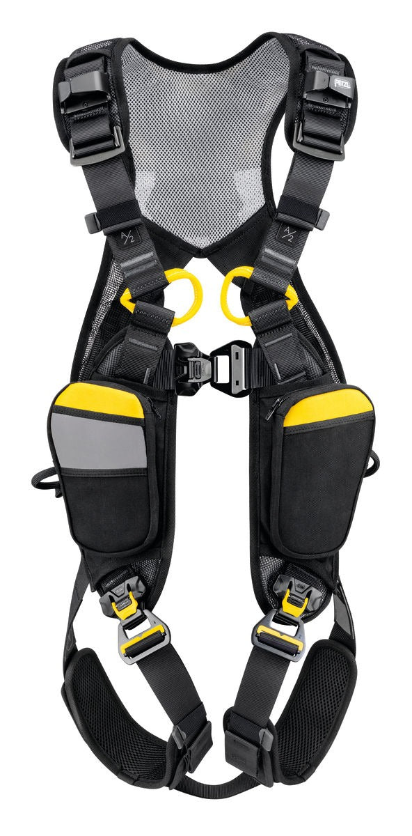 Petzl NEWTON EASYFIT Auffanggurt (Internationale Version) – Komfortabler Fallschutzgurt für schnelles Anlegen