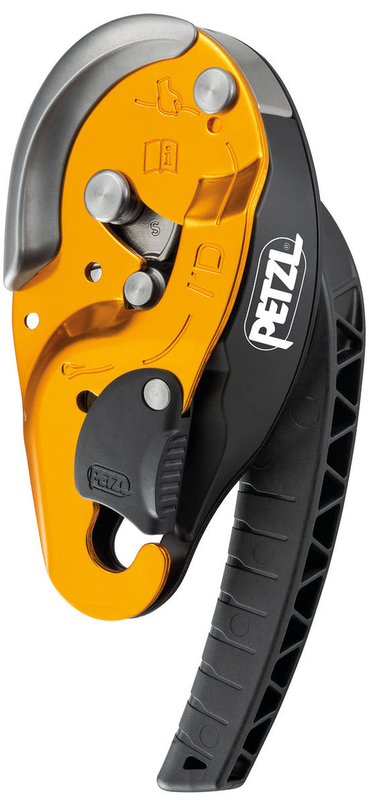 Petzl I’D® S – Selbstbremsendes Abseilgerät mit Anti-Panik-Funktion