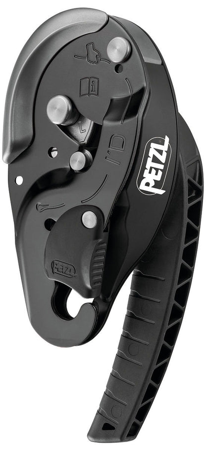 Petzl I’D® L Selbstbremsendes Abseilgerät mit Anti-Panik-Funktion für Rettung