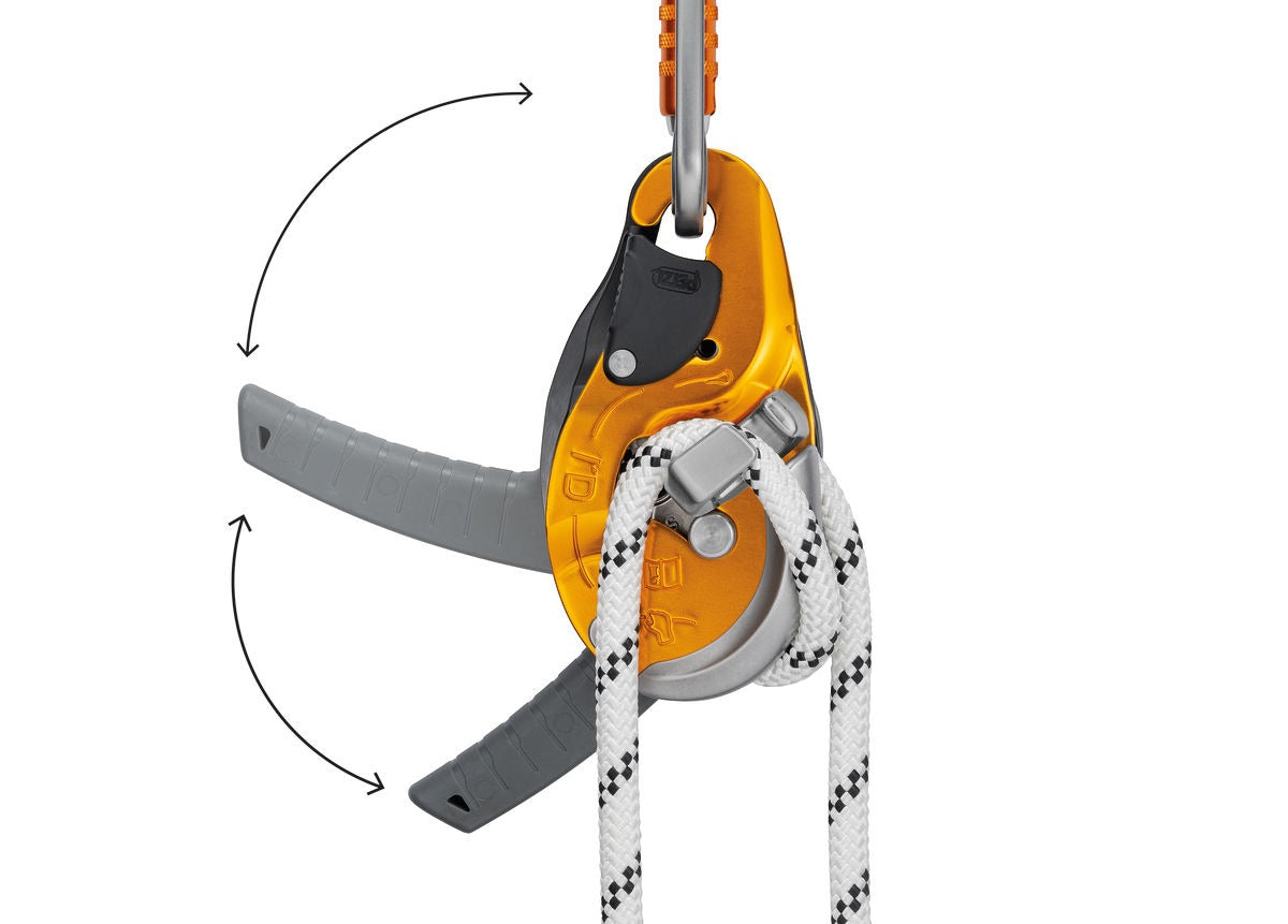 Petzl I’D® EVAC Selbstbremsendes Abseilgerät mit Anti-Panik-Funktion