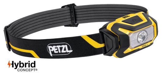 Petzl ARIA 1 Stirnlampe | Robuste & wasserdichte Arbeitslampe | 350 Lumen
