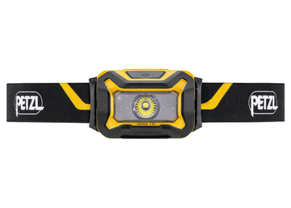 Petzl ARIA® 1R Wiederaufladbare Stirnlampe - Robuste & Wasserdichte Arbeitslampe | 450 Lumen