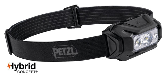 Petzl ARIA® 2 RGB Stirnlampe | Robuste & wasserdichte Profi-Lampe | 450 Lumen, Rot/Grün/Blau-Licht