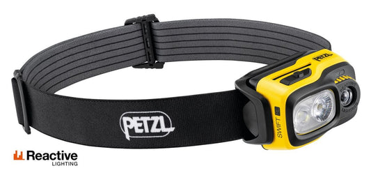Petzl SWIFT® RL Stirnlampe - 1100 Lumen, wiederaufladbar mit REACTIVE LIGHTING®