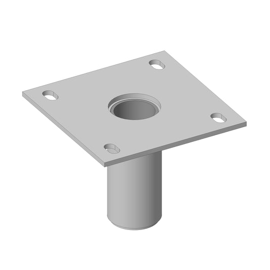 XTIRPA Bündige Bodenhülse | 76 mm Edelstahl