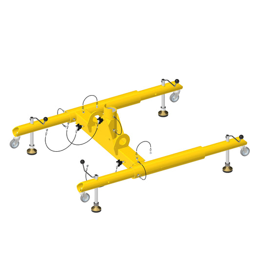 XTIRPA H-Base / H-Träger-Basis (1270 mm) für mobile Anschlagsysteme