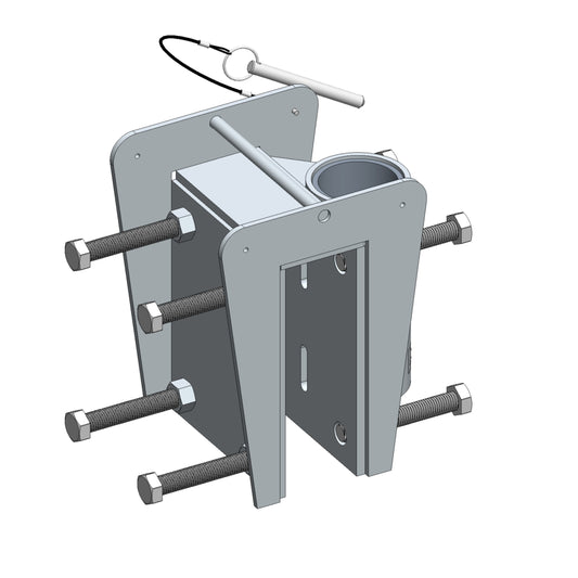 XTIRPA Fassadapter 76 mm (3 Zoll), verzinkt