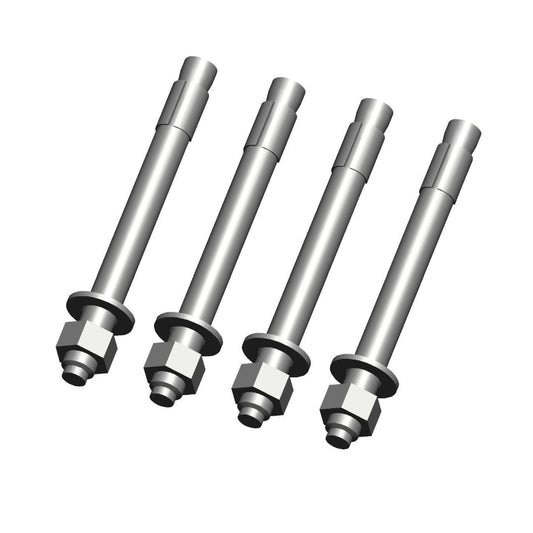 XTIRPA Ankerstangen-Set aus Edelstahl 304 (4 Stück)