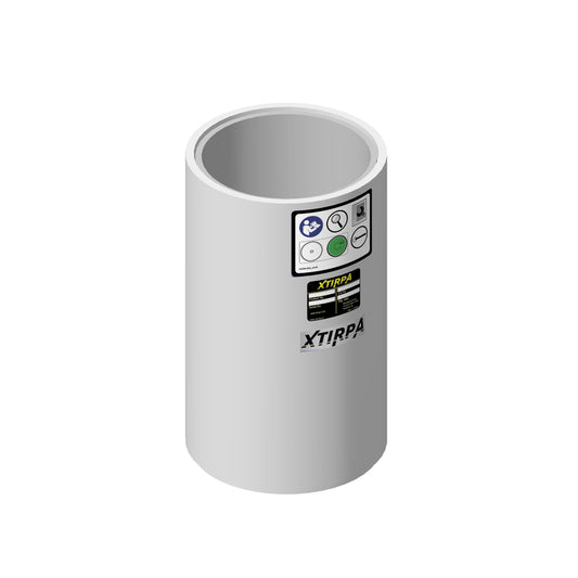 XTIRPA Edelstahl-Hülsenadapter 140 mm