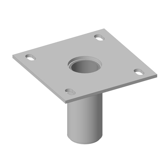 XTIRPA Bündige Bodenhülse 76 mm aus Edelstahl