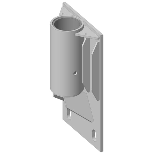 XTIRPA Wandadapter 76mm (3 Zoll) aus Edelstahl
