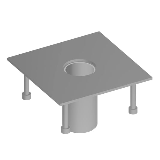 XTIRPA Bodenhülse für Frischbeton aus Edelstahl | 102 mm