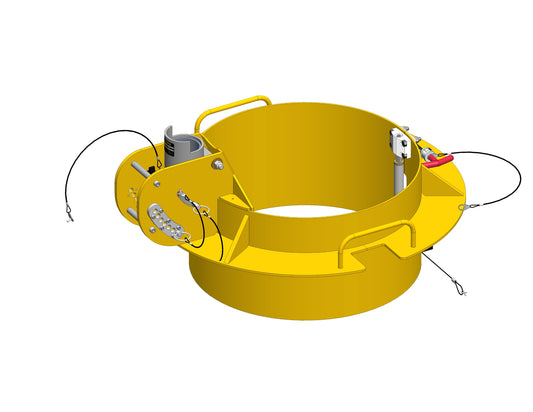 XTIRPA Verstellbarer Schachtkragen für Mannlöcher (610-660 mm, 0-30°)