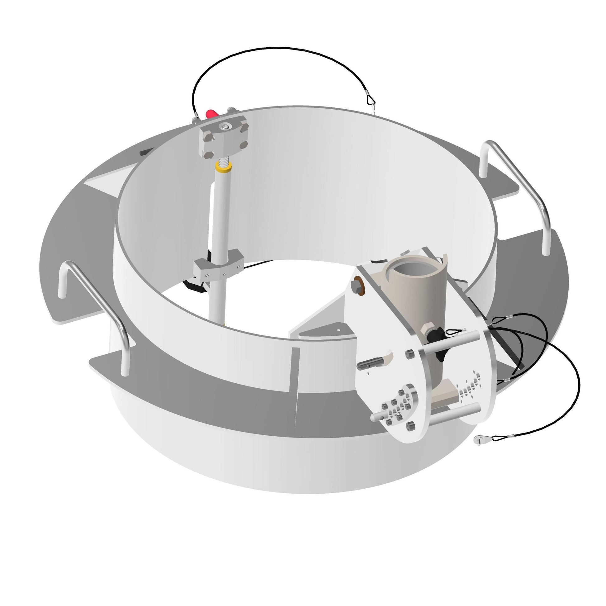 XTIRPA Einstellbarer Schachtkragen für geneigte Einstiege (610-660 mm)