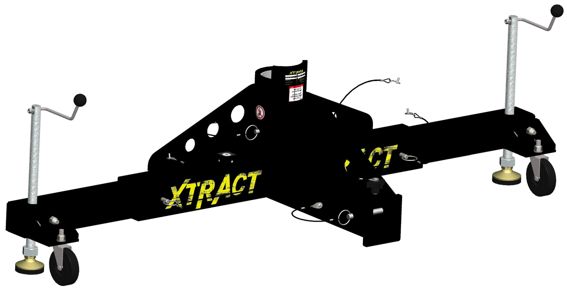 XTIRPA Universal T-Standfuß für 4-Zoll Mast