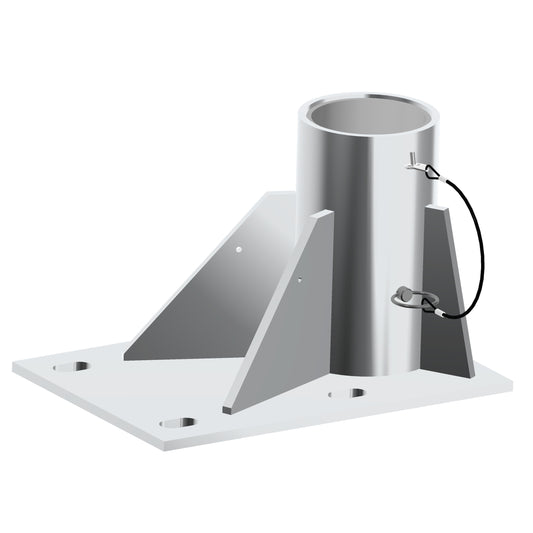 XTIRPA Bodenhülse verzinkt, 102 mm (4 Zoll)