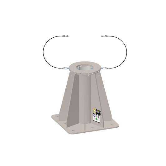 XTIRPA Edelstahl-Bodenhülse für XLT-System