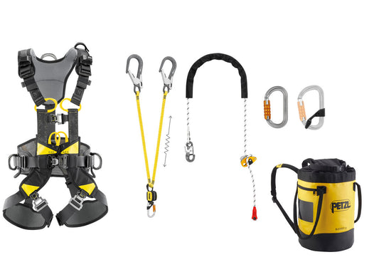 Petzl  FALL ARREST AND WORK POSITIONING KIT - Komplettset zur Absturzsicherung & Arbeitsplatzpositionierung