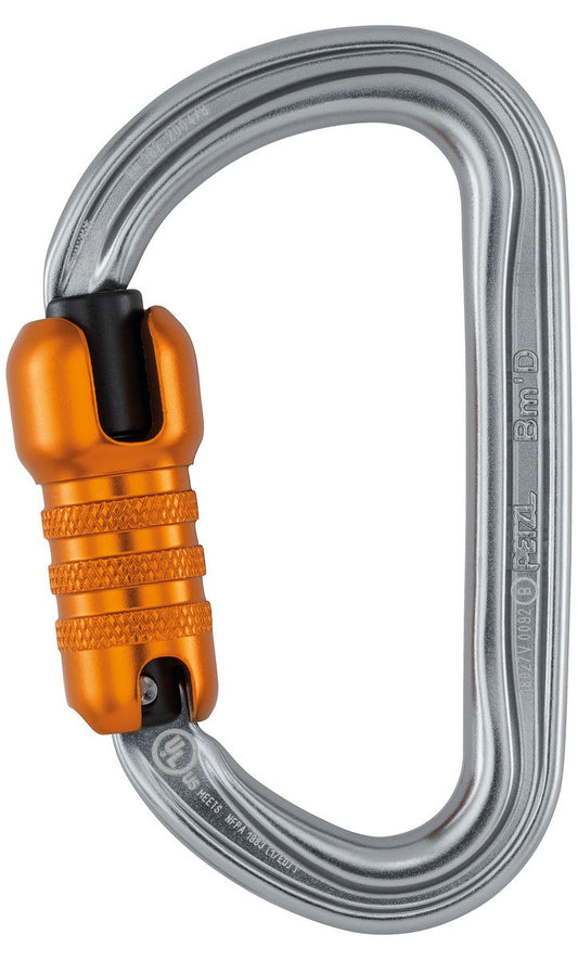 Petzl Bm'D Asymmetrischer Hochfestigkeits-Karabiner mit TRIACT-LOCK
