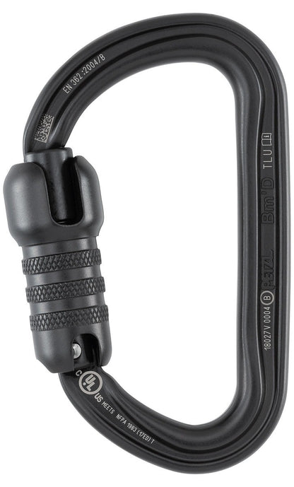 Petzl Bm'D Asymmetrischer Hochfestigkeits-Karabiner mit TRIACT-LOCK