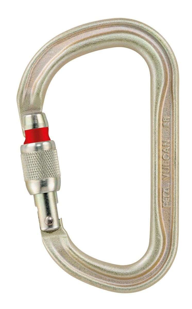 Petzl VULCAN Hochfester asymmetrischer Stahlkarabiner