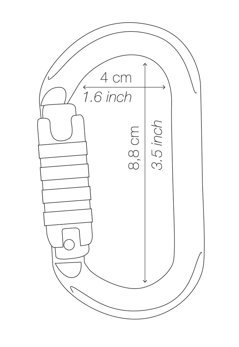 Petzl OK - Leichter Ovalkarabiner