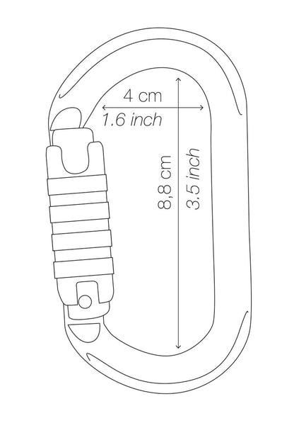 Petzl OK - Leichter Ovalkarabiner