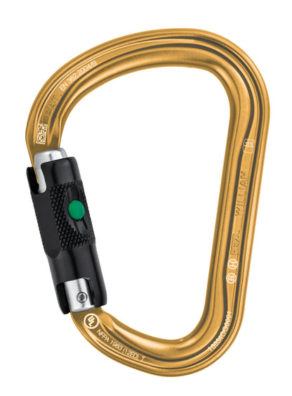 Petzl WILLIAM - Leichtgewichtiger, großer asymmetrischer Karabiner