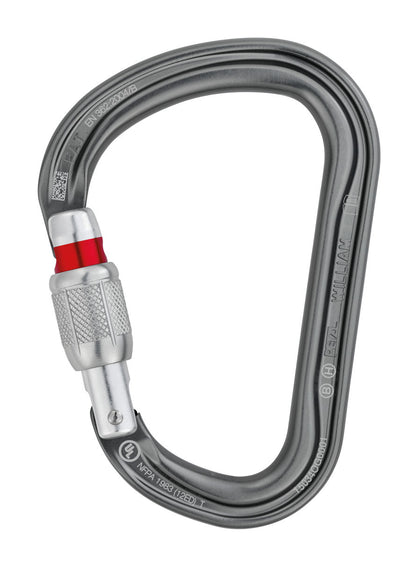 Petzl WILLIAM - Leichtgewichtiger, großer asymmetrischer Karabiner