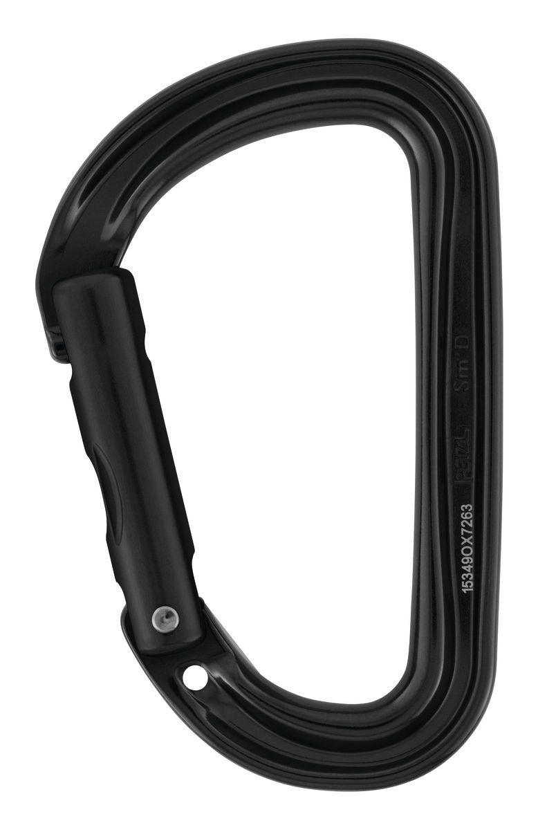 Petzl Sm'D Ultraleichter Asymmetrischer Karabiner für Höhenarbeit