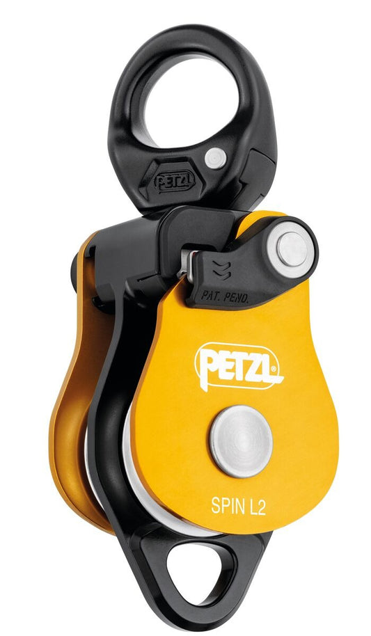 Petzl SPIN L2 Hocheffiziente Doppel-Seilrolle mit Wirbel