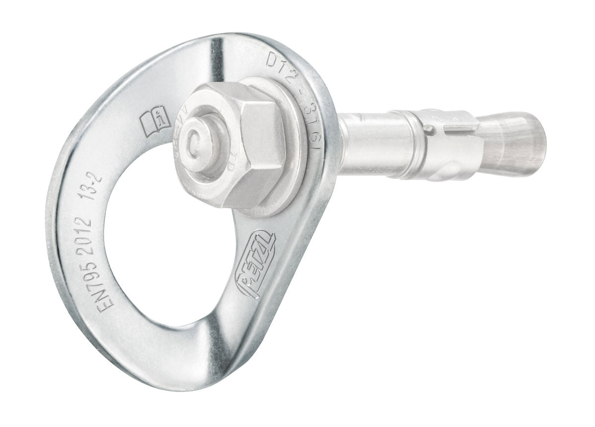 Petzl COEUR STAINLESS Bohrhakenlasche | Robuster Ankerpunkt für Absturzsicherung