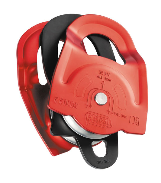 Petzl TWIN – Hocheffiziente Doppelseilrolle für Rettungseinsätze & Flaschenzüge