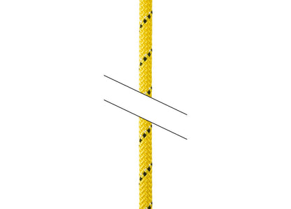 Petzl PARALLEL 10.5 mm - Flexibles & dehnungsarmes Kernmantelseil für Seilzugangsarbeiten